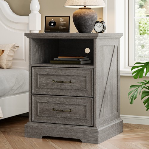 Nightstand with charging - with,