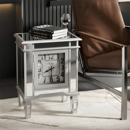 Mirrored end table sparkly - mirrored,